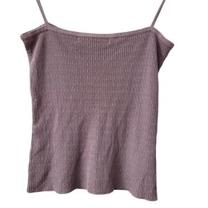 Mauve Pink Skinny Strap Camisole Tube Top Sz M